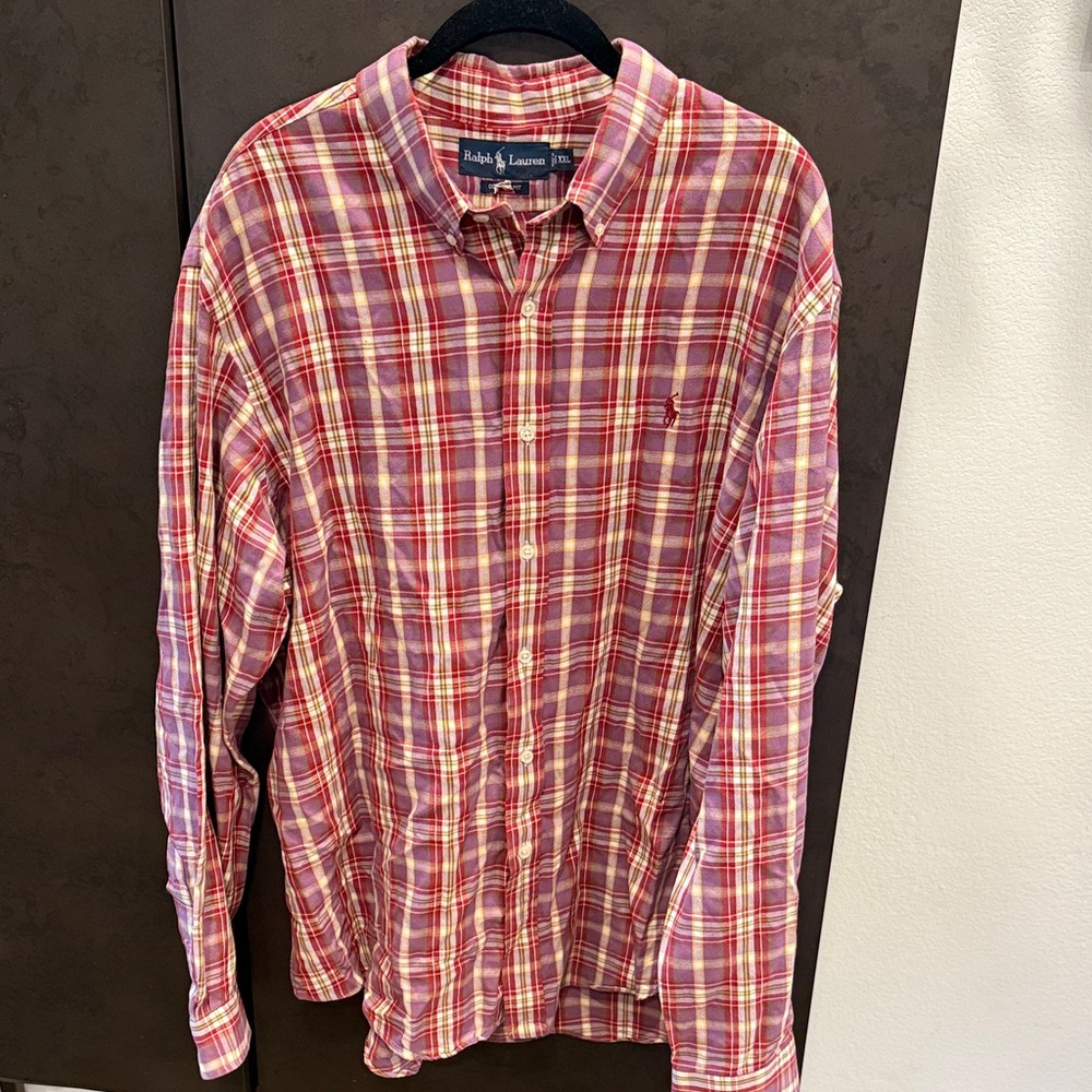 Ralph Lauren Men's Multicolor Plaid Shirt
